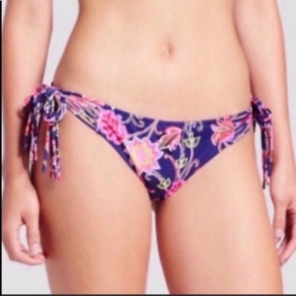Shade & Shore Floral Cheeky Bikini Bottoms